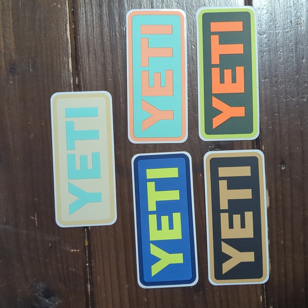 Yeti stickers